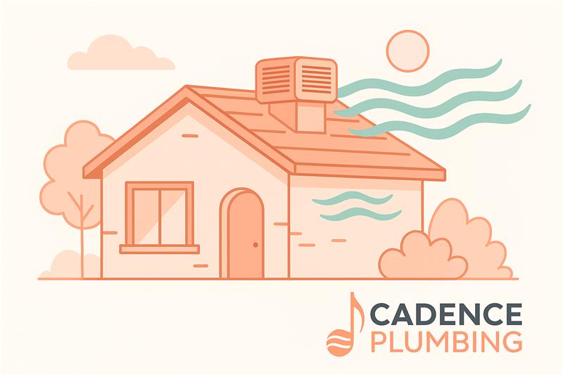 Animated House with Evaporative at the roof